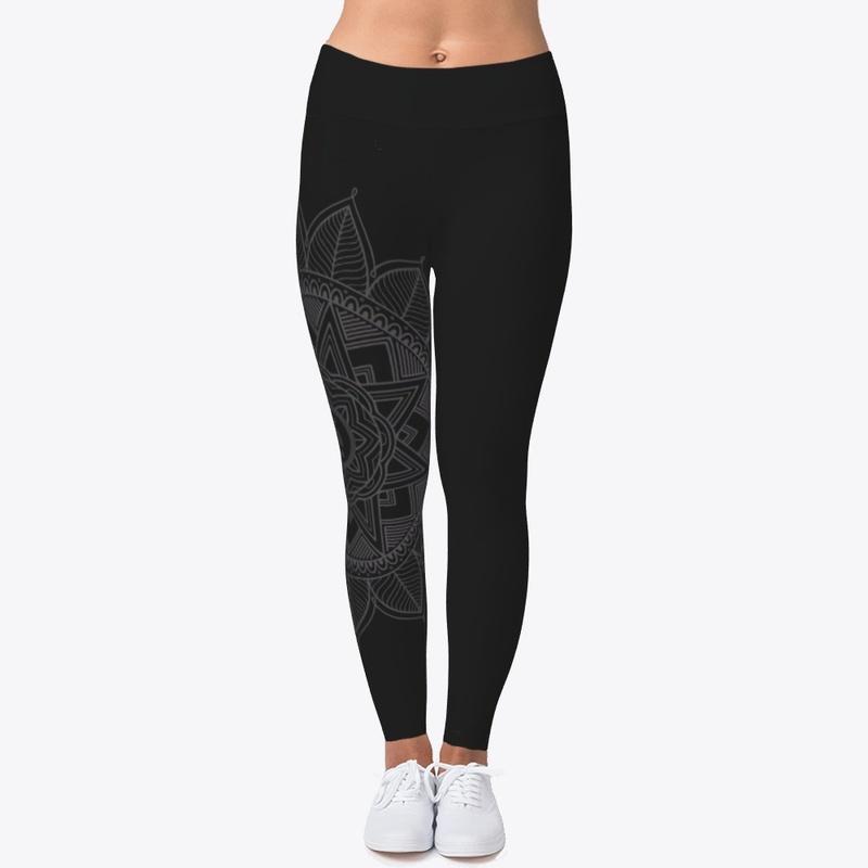 Classic Eñye Mandala Two Tone Leggings